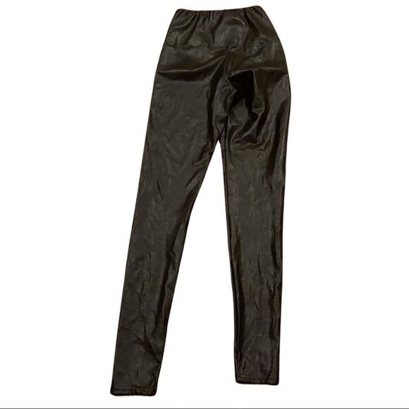 Wilfred Free Skinny Black Faux Leather Leggings - Picture 3 of 9